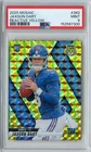 2025 Panini Mosaic Jaxson Dart REACTIVE YELLOW PRIZM Rookie RC #362 PSA 9 GIANTS
