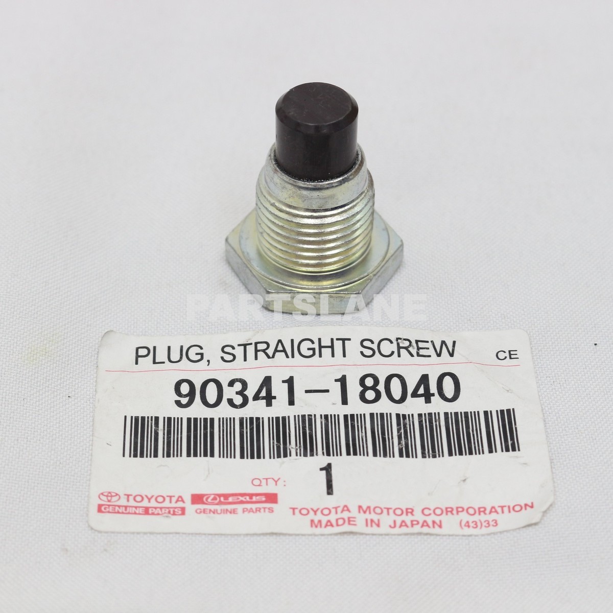 90341-18040 Toyota OEM Genuine PLUG (FOR REAR AXLE HOUSING DRAIN