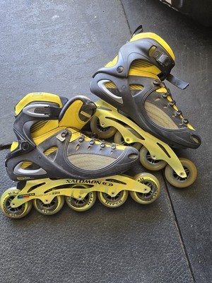 Salomon inline skates 5 Wheel 80mm Dr200 Size 12.5. No Insoles