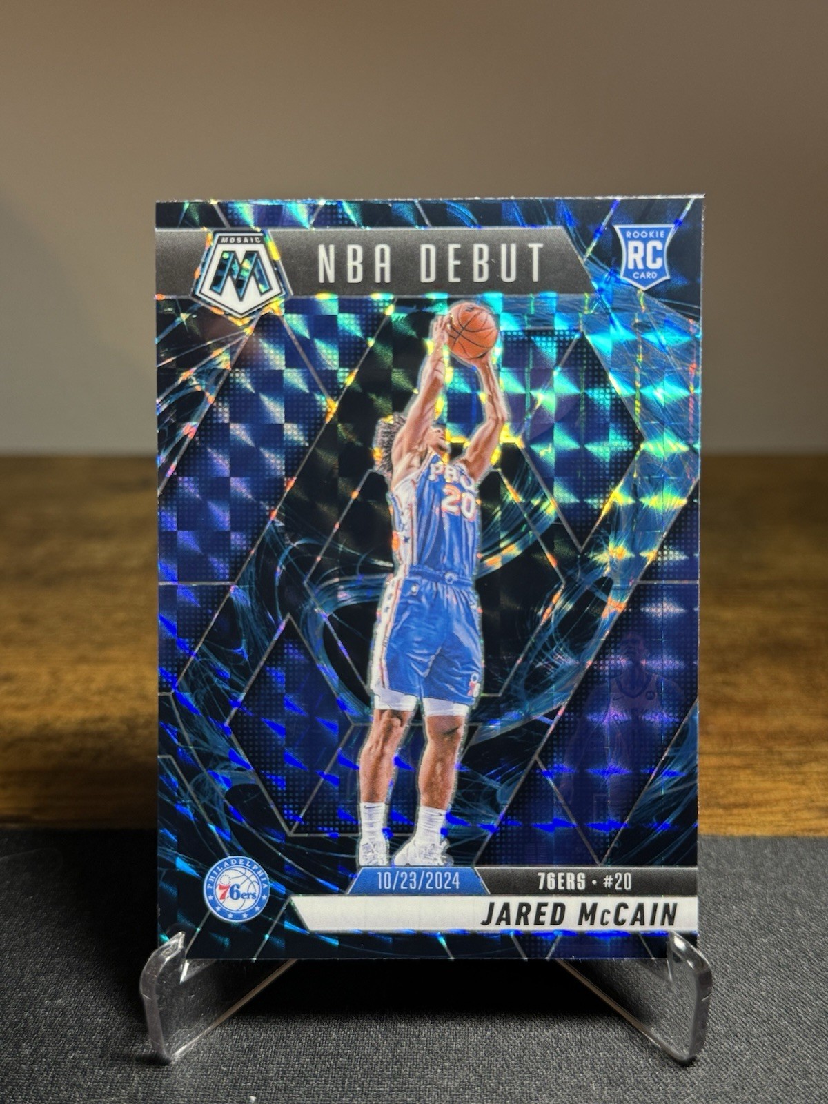 2024-25 Mosaic Basketball - Jared McCain NBA Debut RC Genesis Prizm SSP