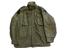 Vintage 1960s 60s Vietnam M65 Field Jacket OG-107 Medium Reg Patched Airborne