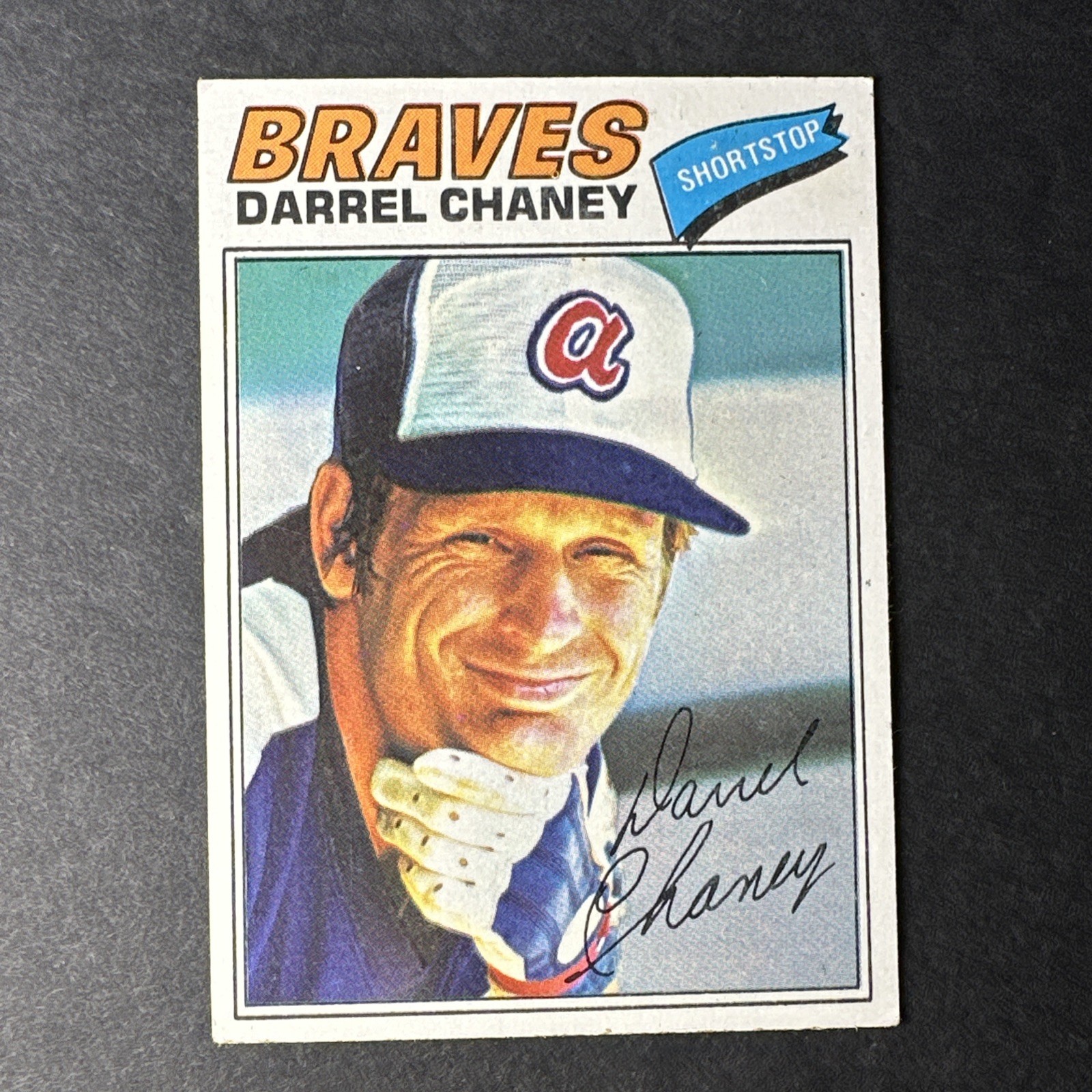 1977 Topps #384 Darrel Chaney Atlanta Braves