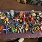 Vintage 90s/00s Mixed Figure Toy Lot Power Rangers Mario Planes Army Men Pokémon