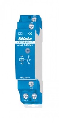 Eltako 22100800 KRW12DX-UC Installationsrelais 1S 16A 250V AC