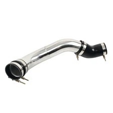 Polished 3.5" Cold Side Intercooler Pipe Boot Kit for 2019-2021 Dodge Ram 6.7L