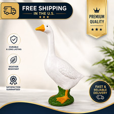 Mainstays 19.6" Garden Goose Statue Weatherproof Resin Porch Yard Outdoor Decor