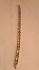 Gold Toned Bracelet  Central Panel  Design