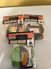 New Halloween Foam Decorating Craft Kit Makes 6 ~ Owl  , 6 Witch, 6 Bats