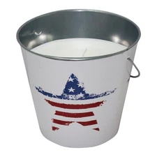 Patio Essentials 21092US USA Flag Mosquito Repellent Bucket 18 oz. (Pack of 6)