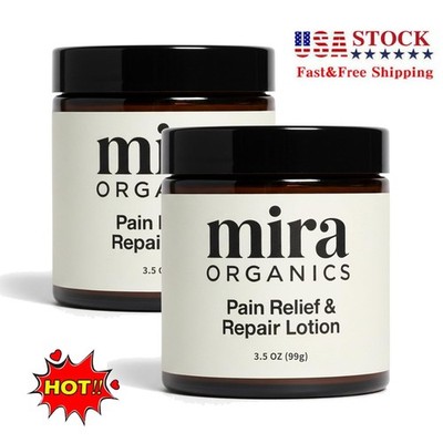 【新品・未使用】MIRA CREAM &MIRA GREEN 2PCS Mira Pain Relief Lotion Profession Skin Repair Cream Mira