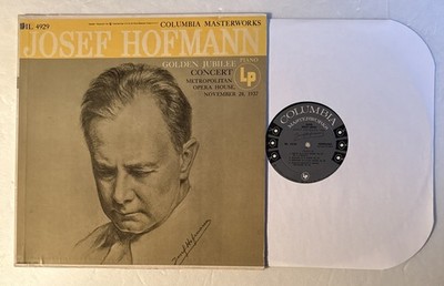 JOSEF HOFMANN   Golden Jubilee Concert LP ORIG 1958 Columbia ML4929 VG+