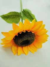 Image of Giant 1 Metre Single Stem Artifitial Sunflower Indoor Out Door Silk Flower FREE