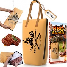 21in BBQ Blanket for Resting Meat - 21 in, Gift Box BBQ 21 in Brown
