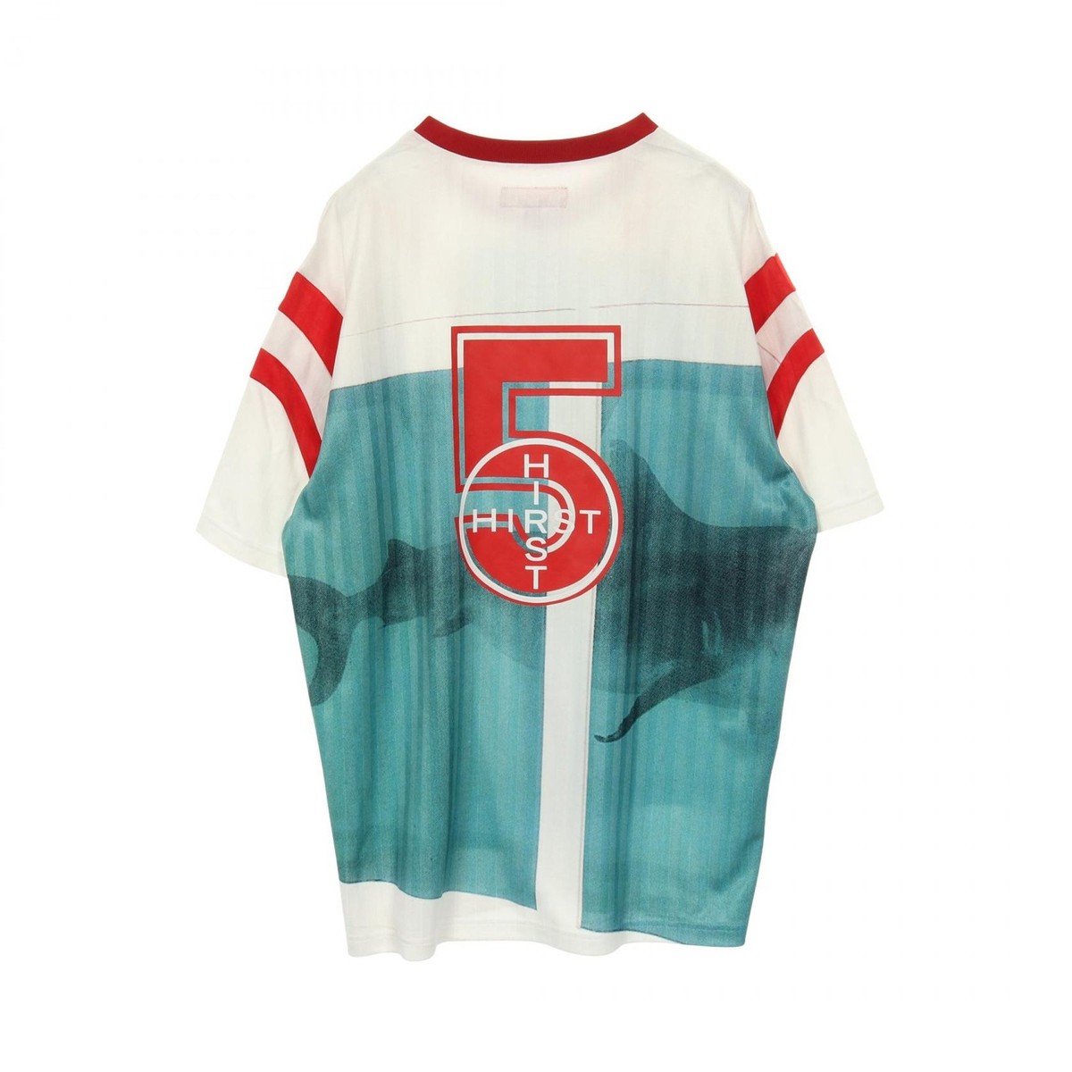 SUPREME DAMIEN HIRST SOCCER JERSEY T-shirt tops polyester White