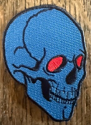 Mars2a ''Dead Man'' Patch Blue Red Eyes Stitched Variant Patch