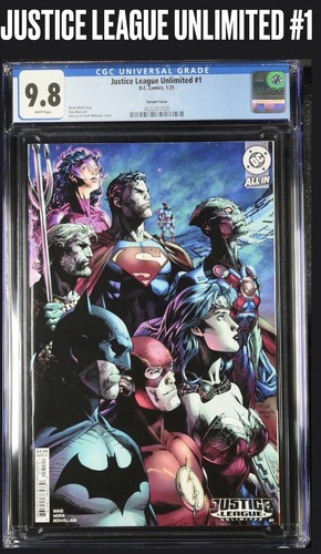 Justice League Unlimited #1 Variant Cover CGC 9.8 - Universal