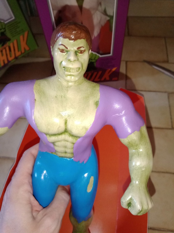 Figurine Vintage Hulk Mego 30 Cm - Articulée, Tissu - Excellent état