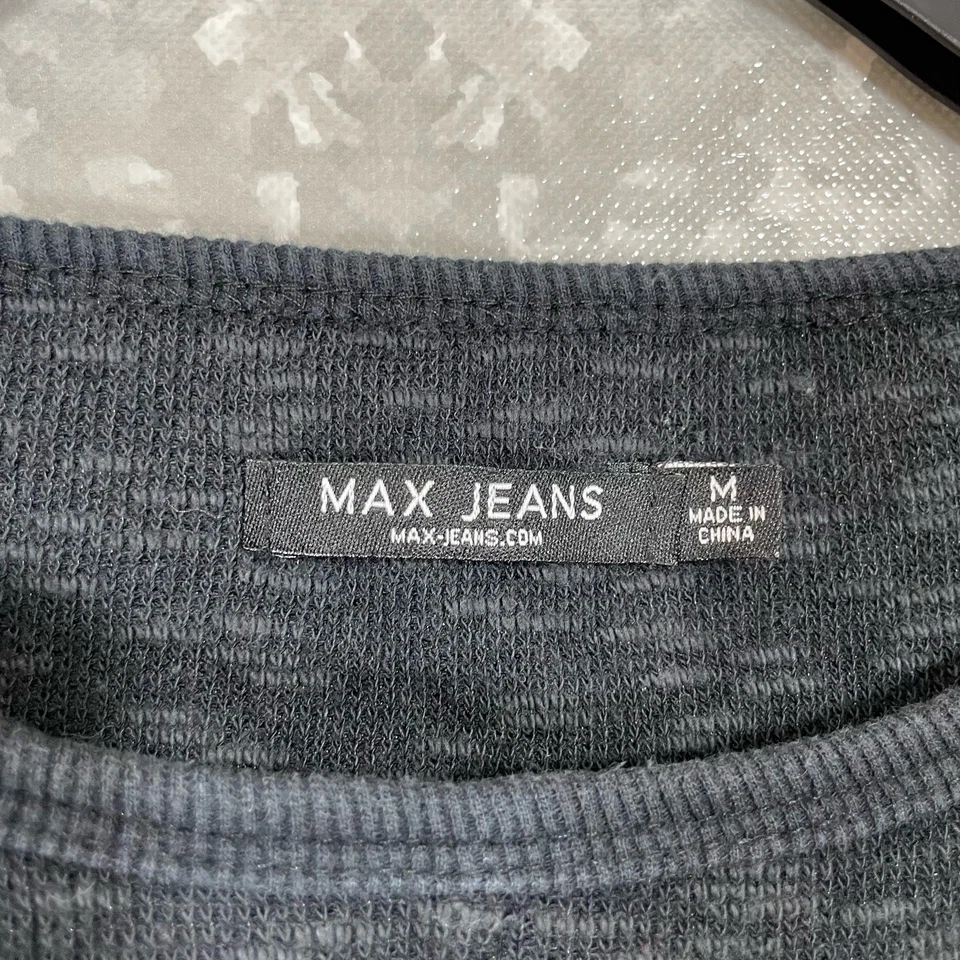 Suéter Max Jeans Para Mujer Gris con Espalda en Contraste - Talla Mediana - Boho Chic Foto 4 de 4