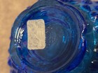 Fenton blue hobnail vintage glass fairy lamp ~ AS-IS tiny chip ~ read and look ~ — photo 8