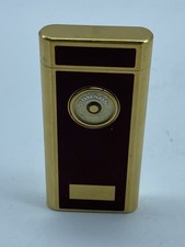 Accendino Ronson Varaflame Touch Sensor Placato oro 18 kt. Rara