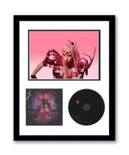 Lady Gaga Autographed Signed 11x14 Custom Framed CD Photo Chromatica ACOA