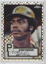 2021 Topps Chrome Platinum Anniversary X-Fractor Dave Parker #591 HOF pi4