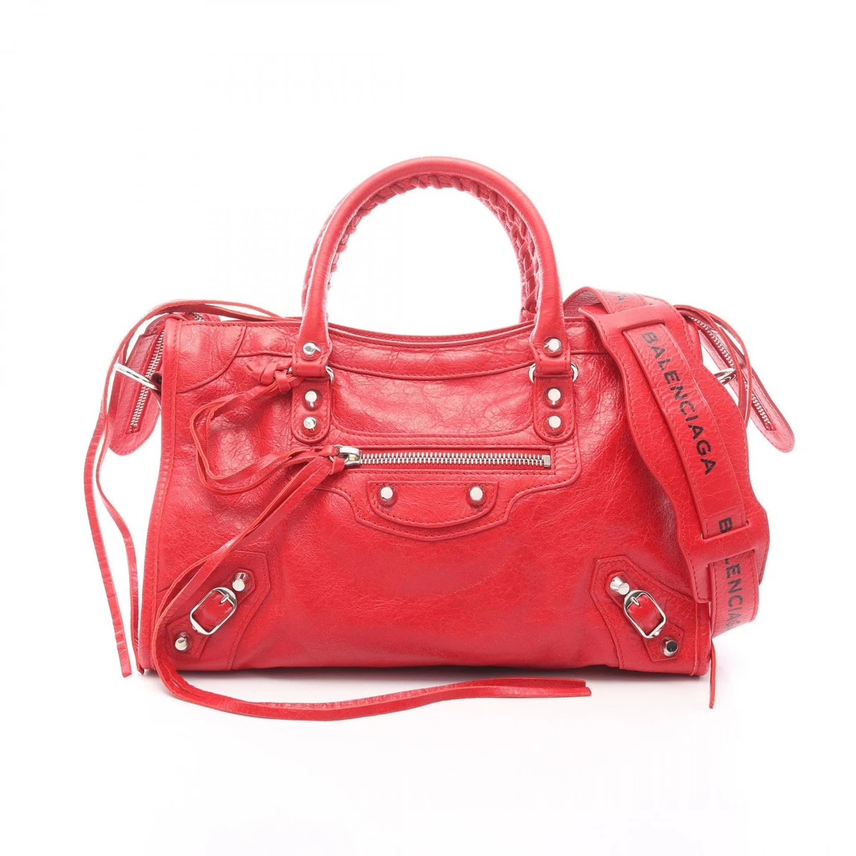 Balenciaga Shoulder Bag Red Bags & Handbags for Women for sale | eBay