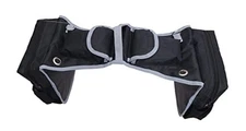  1000D Nylon Saddle Bag for Horseback Riding Black