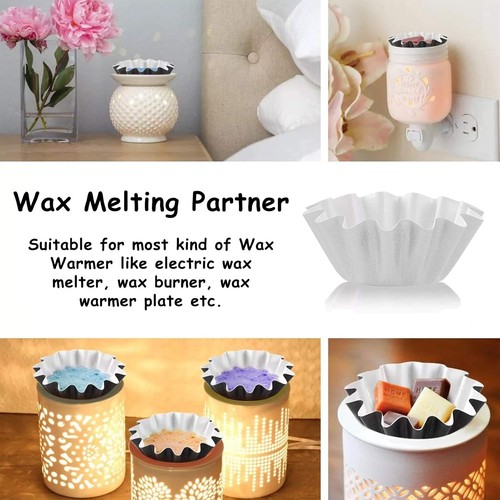 50 Wax Melt Warmer Liners for Scented Wax Melts Cubes or Candle Warmer Plate, Pl - Picture 2 of 7
