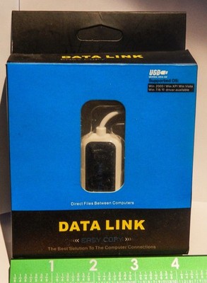 Data Link Easy Copy Between 2 Computers High Speed USB Type A Open Box