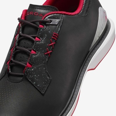 Nike Air Jordan ADG 5 Golf Shoes Black Fire Red Men's Sz 7.5