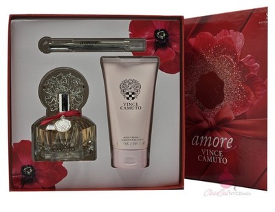 Vince Camuto Amore 3Pc Set -3.4oz EDP Spray +0.34oz EDP Spray+5.0 oz Body Lotion