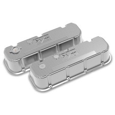 Holley 241-151 Tall Mt Valve Covers Bbc Polished Finish