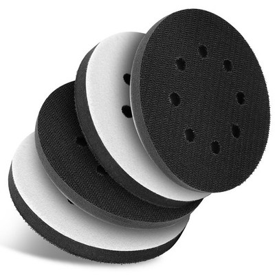 Giwiemi 4 Pack Orbital Sander Foam Pad, 5 inches x 5 x 0.5 