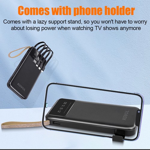 Powerbank Extern 50000mAh mit 2-Port USB für Handy Tablet Kopfhörer Smartphone - Zdjęcie 14 z 16