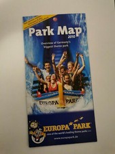 Europa Park Theme Park Map 2010 (English)