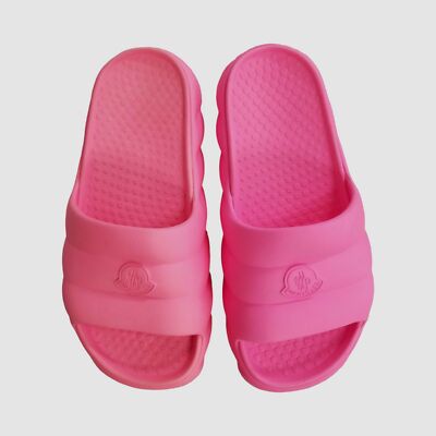サンダル・ミュール MONCLER Women Sandals 4M00040M5080 51J PINK Moncler Women's Mon Slide Sandals | Bloomingdale's