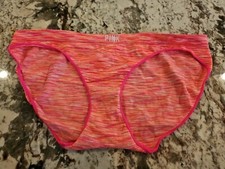 True Vintage VICTORIA'S SECRET PINK YOGA SEAMLESS RARE BIKINI PANTIES Medium