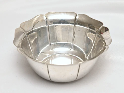 Vintage Tiffany & Co Sterling Silver Lotus Floral Blossom 5-3/4" Bowl 23985