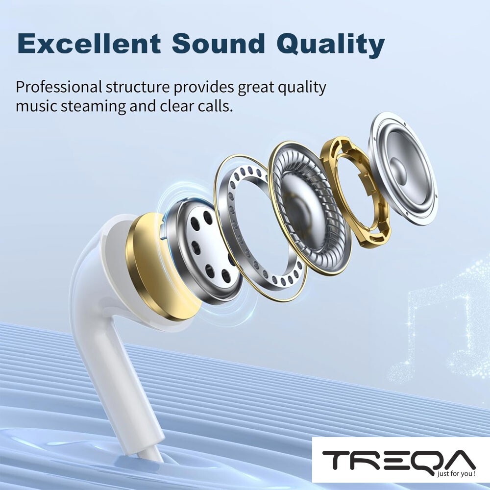USB Type C Wired Headphones MIC Microphone Earphones  For iPhone 15 16 iPad Au — image 3