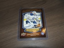 2009-10 upper deck biography of a season # bos17 jonas gustavsson