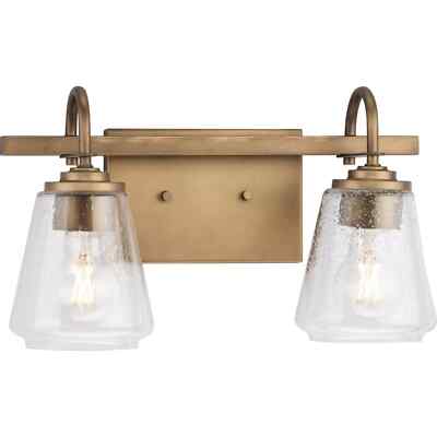 PROGRESS LIGHTING P300473 Martenne 2 Light 14''W Vanity Light Bronze