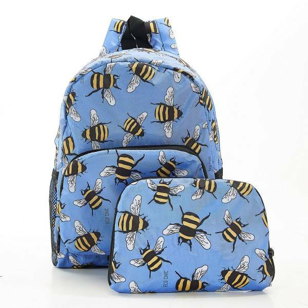 eco chic foldable mini backpack