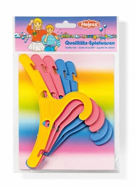 HELESS PUPPENZUBEHÖR KLEIDERBÜGEL 5 STÜCK PUPPE-ZUBEHÖR