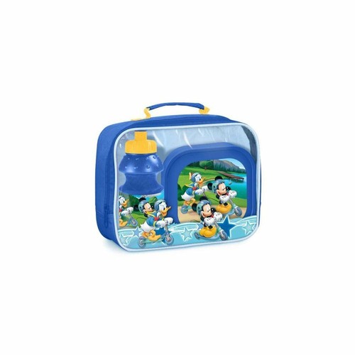 Micky Maus Picknick-Set (3-teilig) "Micky & Donald" Brotdose Trinkflasche Kinder - Bild 3 von 4