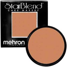 Mehron Starblend Cake Makeup cosmetic face theatrical stage Espresso Cream 2oz