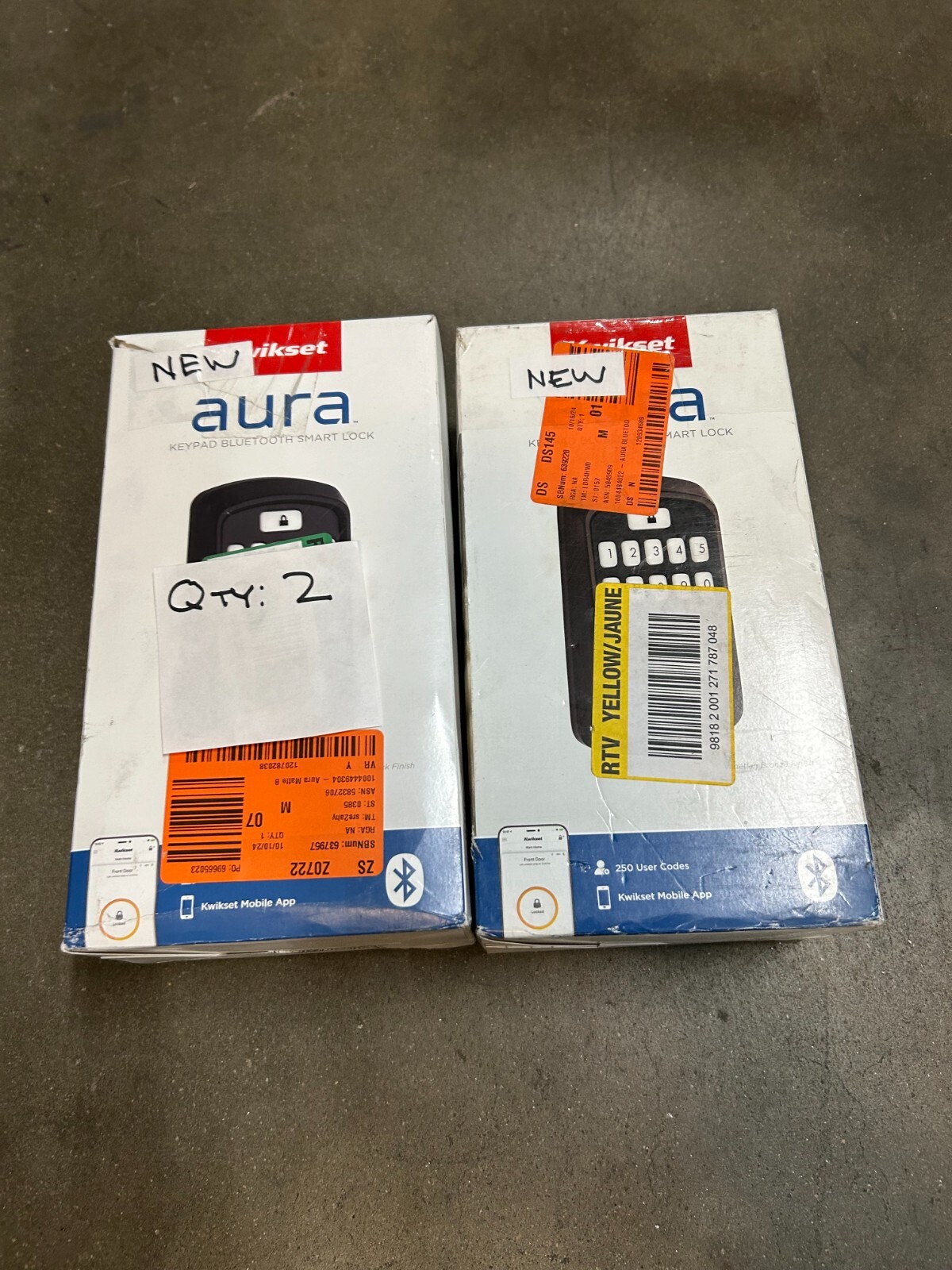 Kwikset Aura Bluetooth Keypad Smart Lock in Venetian Bronze