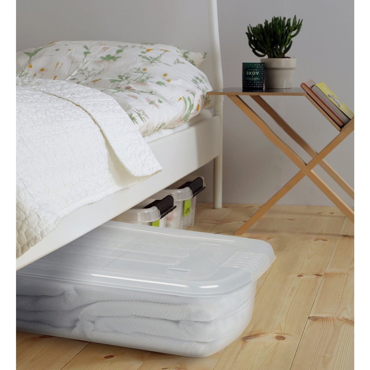 Ikea Underbed Storage With Wheels SONGESAND Underbed Storage Box, Set