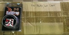 36 Piece BULK WHOLESALE BLACK WHITE RED CAMO  BASEBALL BAT WRAP 1.1mm  $6.92 EA