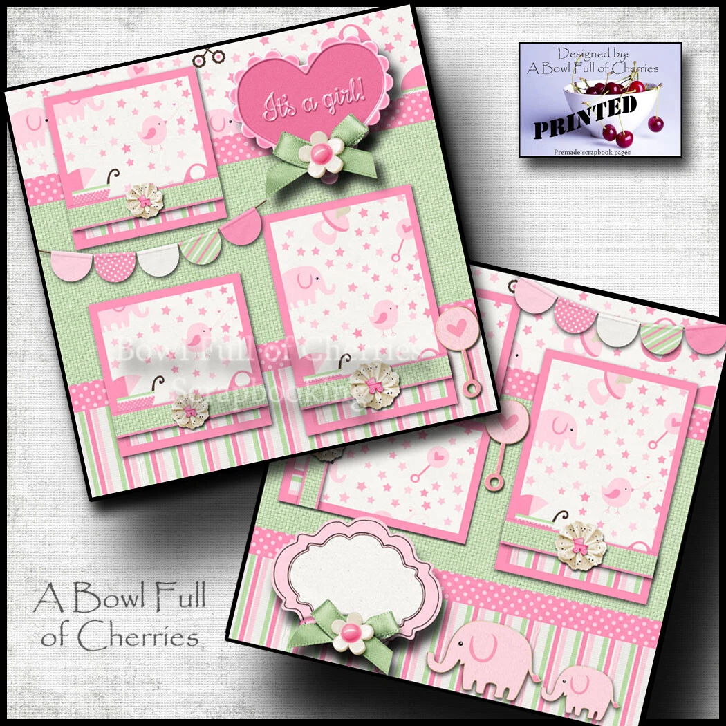 Premade Scrapbook Pages for sale | eBay